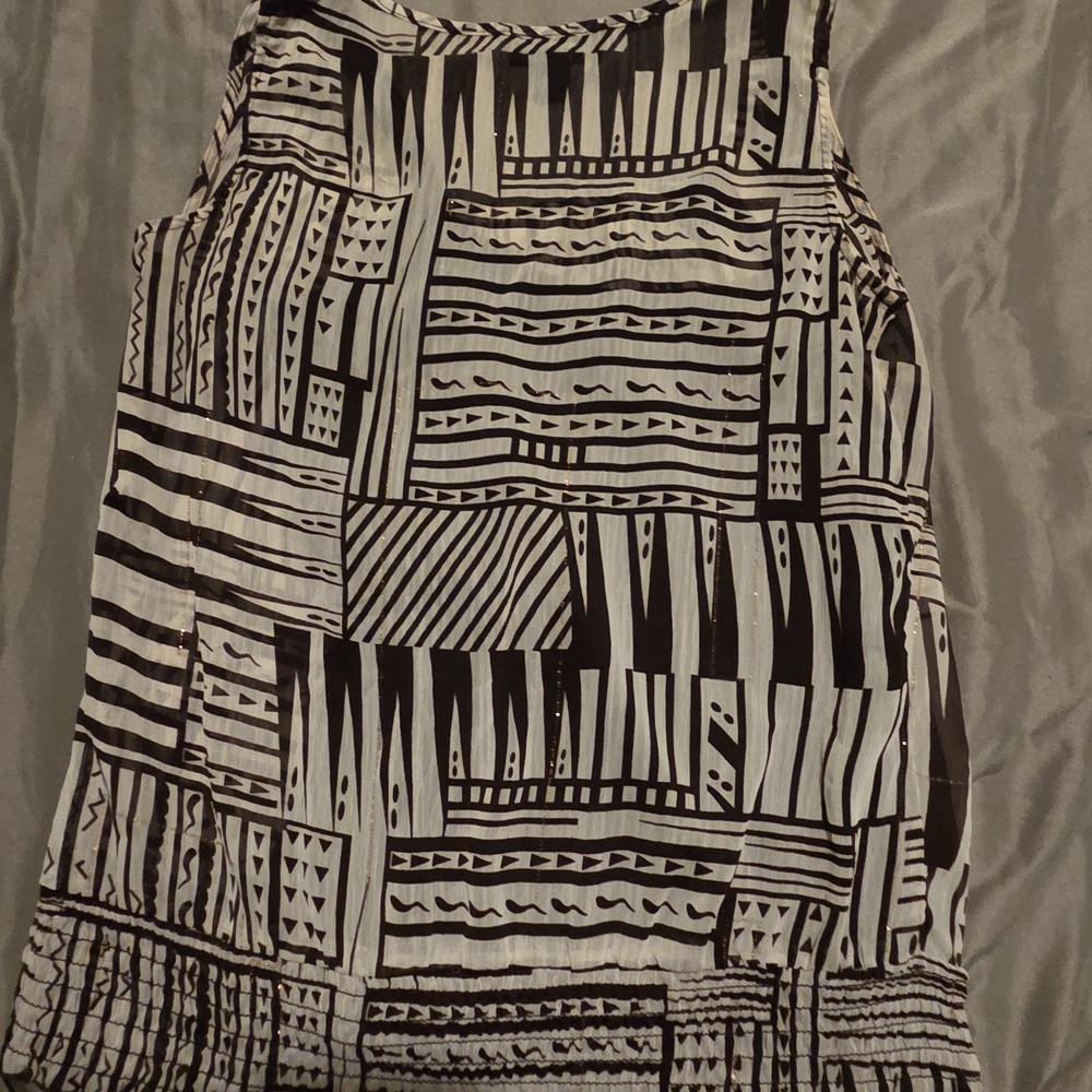 BCX-Brown and White Patterned Women's Skirt - Picture 6 of 8